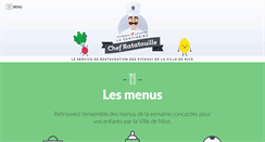 Desktop Screenshot of cantines.nice.fr
