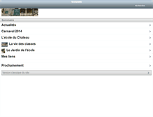 Tablet Screenshot of chateau.scolaweb.nice.fr