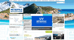 Desktop Screenshot of metropole.nice.fr